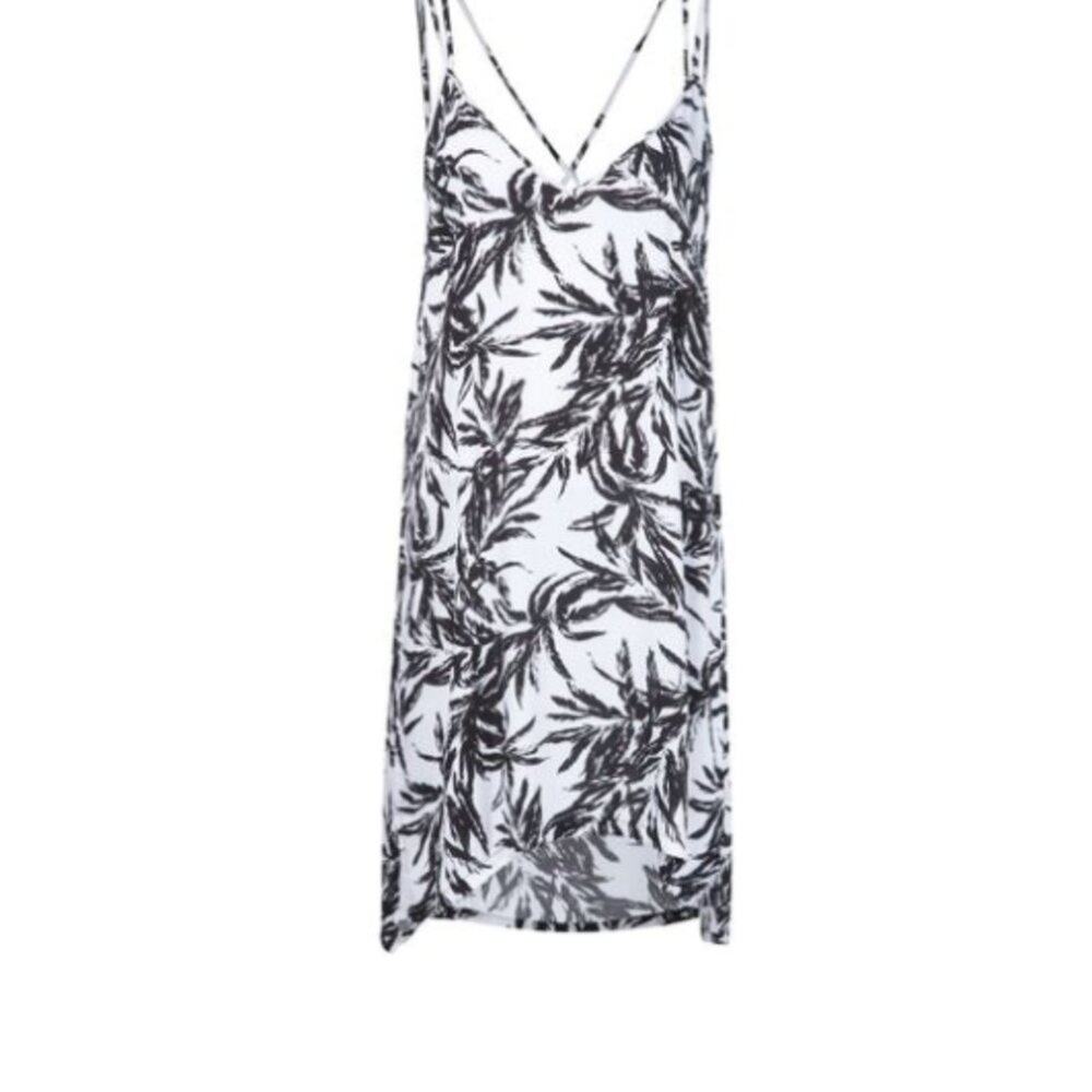 Onia Audrey Cover-Up Slip Dress Black and White - Picture 3 of 8